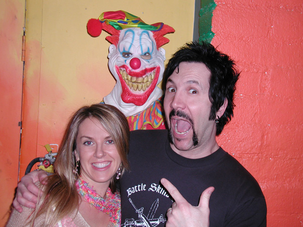 Liz Phair and Stevo Bruno at Klown Records in Santa Monica, CA