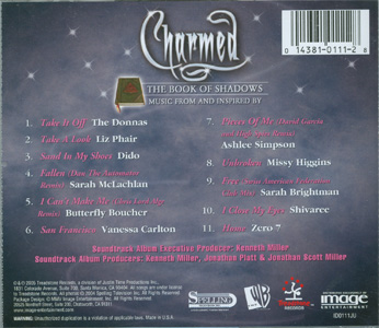 Charmed The Book Of Shadows back cover