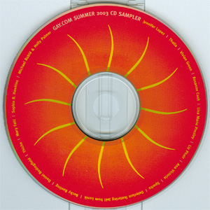 Gay.com Summer 2003 CD Sampler disc