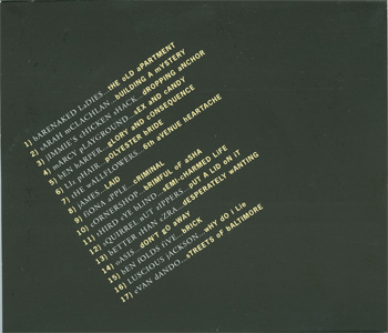 Just Passin' Thru No. 2 - An HFS Session slipcase back cover