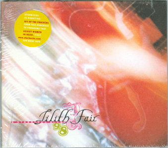 Lilith Fair '98: A Starbucks Blend cover with sticker