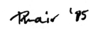 closeup of Liz Phair's signature