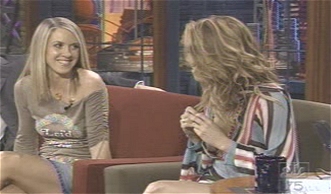 Liz Phair and Sheryl Crow on the Tonight Show, April 25th, 2002