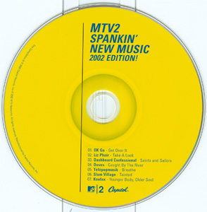 MTV2 Spankin' New Music 2002 Edition! disc