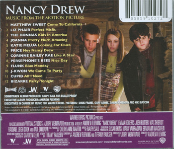 Nancy Drew back cover