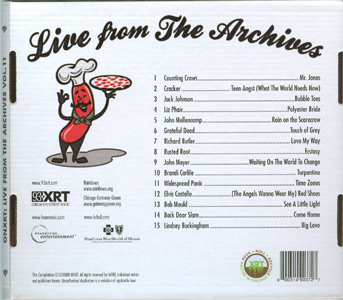 OnXRT: Live From The Archives Volume 11 back cover