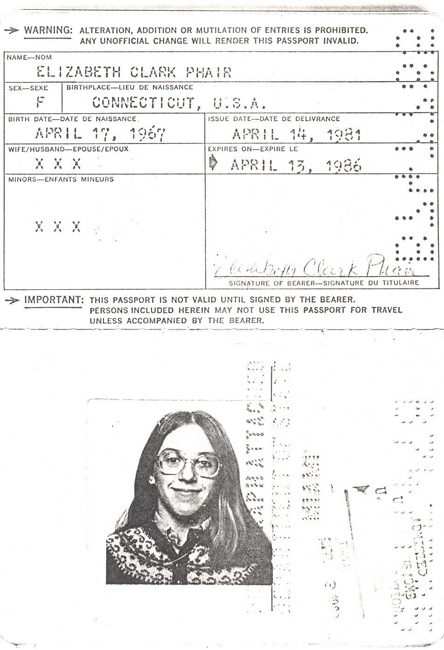 Liz Phair's childhood passport